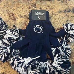 Penn State Spirit Fingerz Gloves - Blue and White!